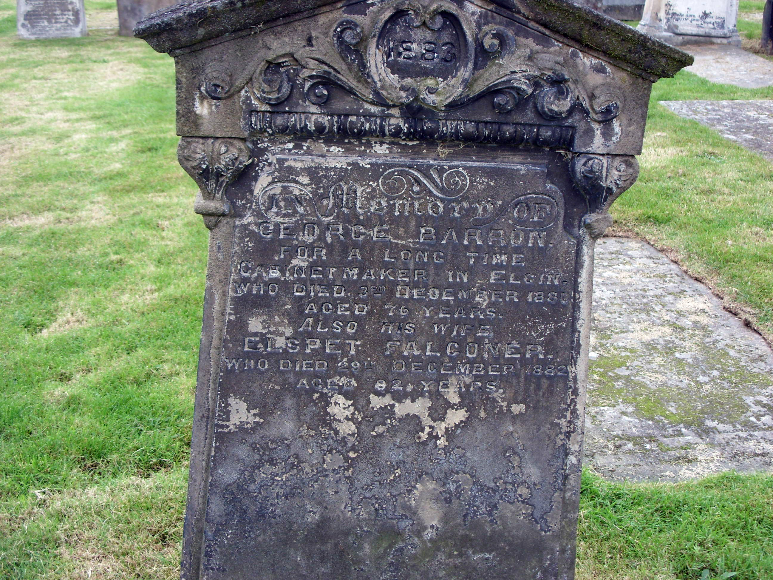 Elgin Cathedral Burial Ground