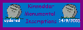 To Kinneddar Monumental Inscriptions