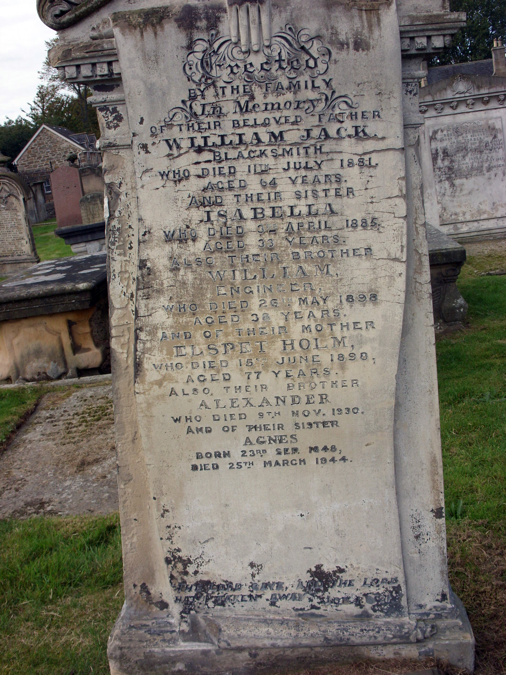Elgin Cathedral Burial Ground