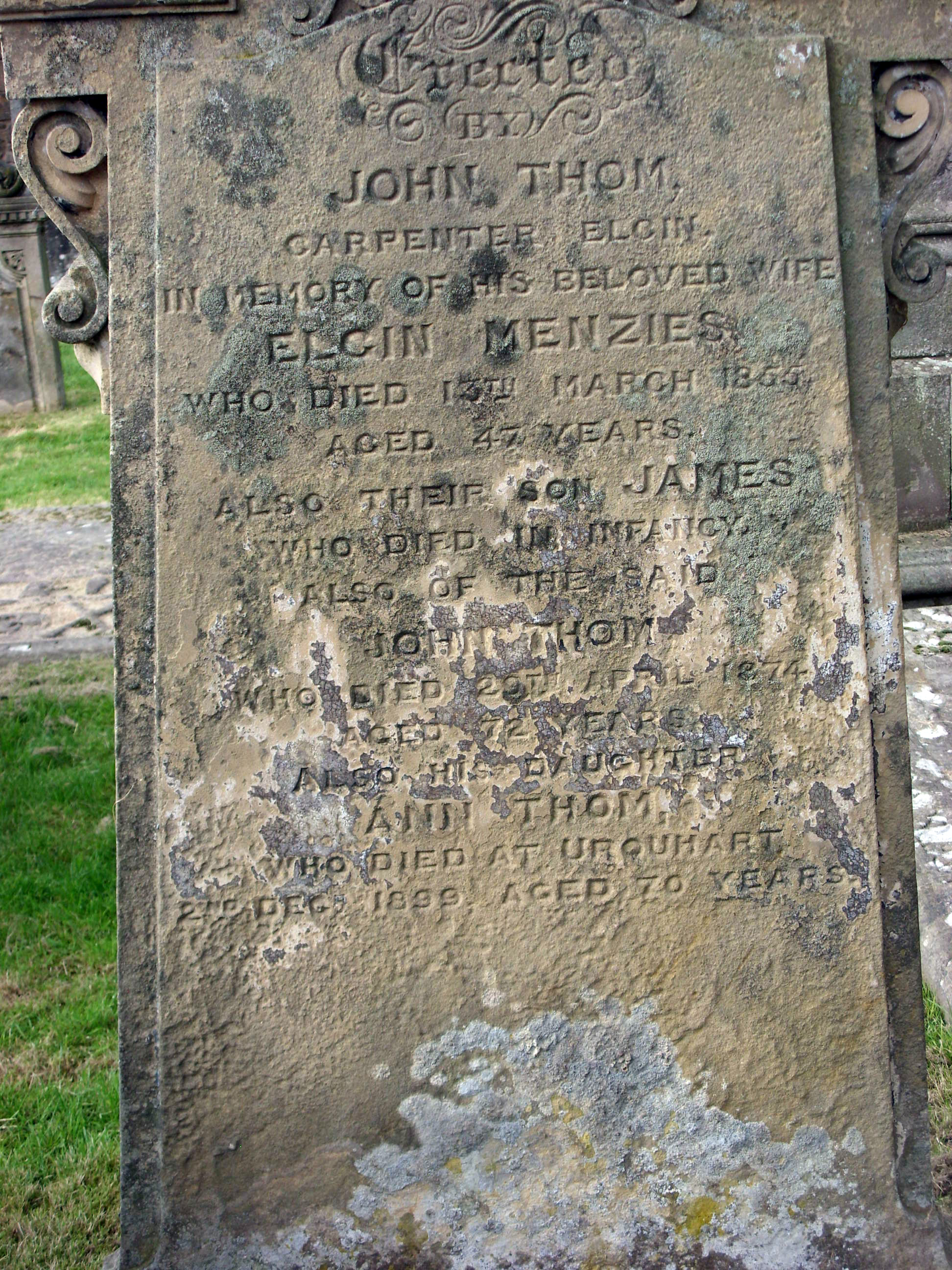 Elgin Cathedral Burial Ground