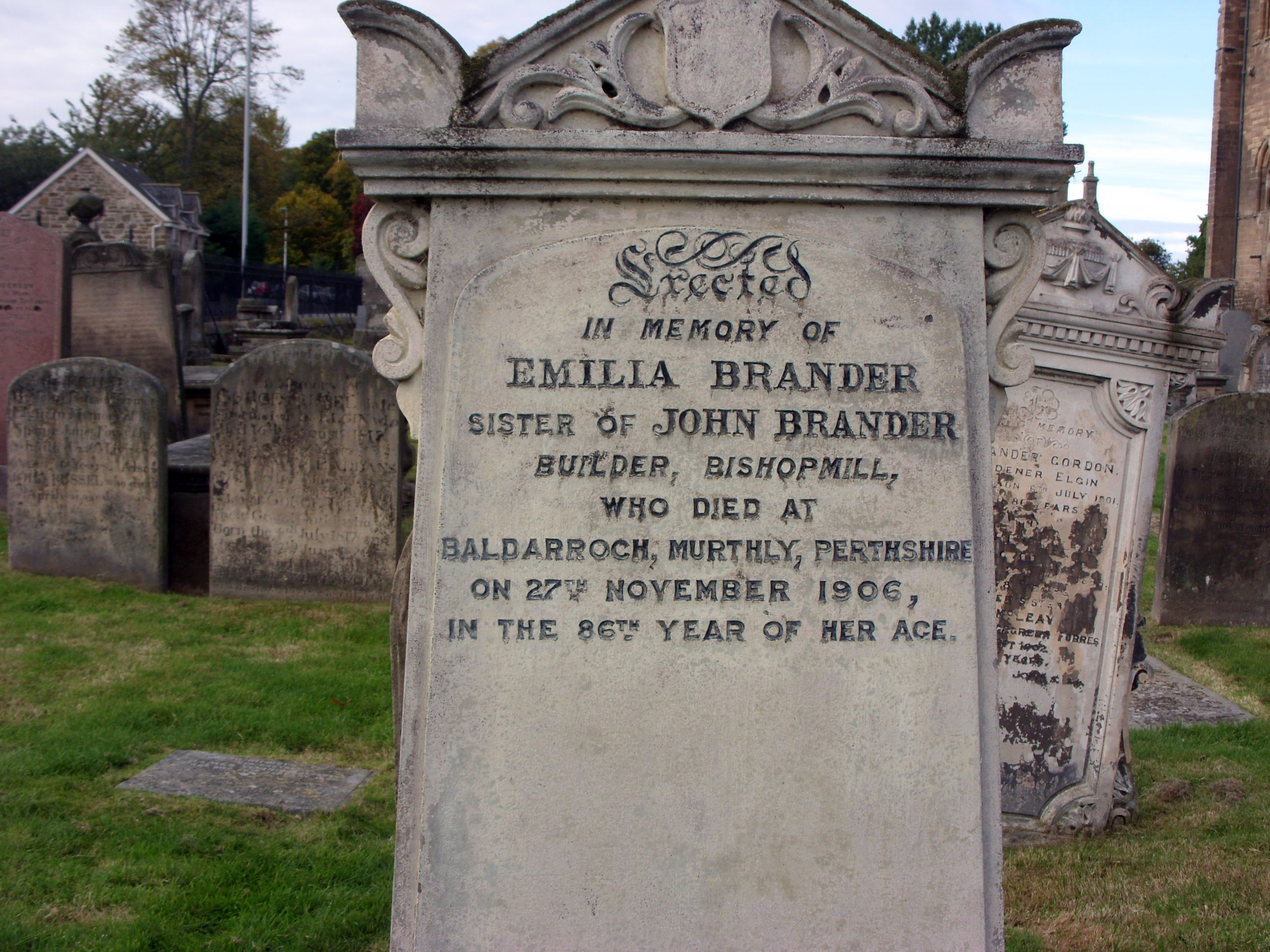 Elgin Cathedral Burial Ground
