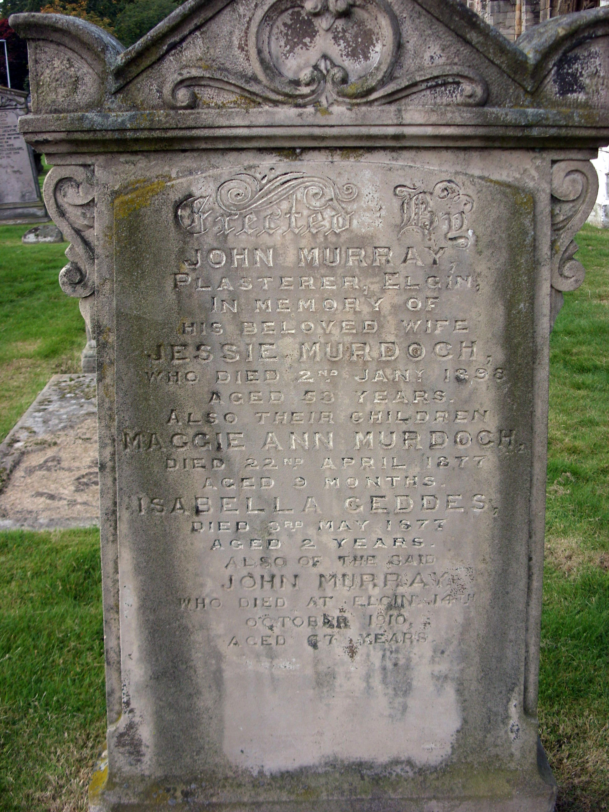 Elgin Cathedral Burial Ground